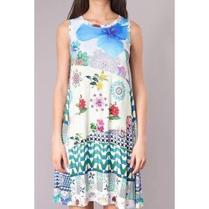 Desigual Women's Malena Sleeveless Summer Dress sz Small